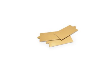 Konditorejas paplāksnīte ar rokturi, 9x5 cm, zelta krāsā Konditorejas paplāksnīte ar rokturi, 9x5 cm, zelta krāsā