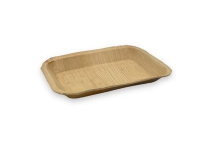 Palmių lapų lėkštės, 230x160x30 mm Palmių lapų lėkštės, 230x160x30 mm